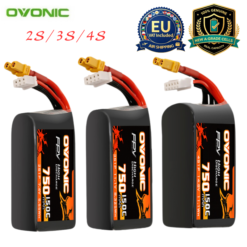 Bateria Lipo OVONIC 150C 750mA - Drone Racing Battery avaliação e preço