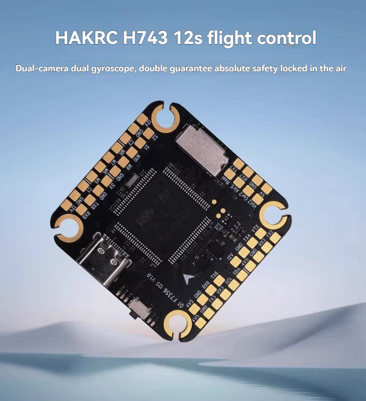 Controlador de Voo HAKRC H743  - Drone Racing Flight Controller avaliação e preço