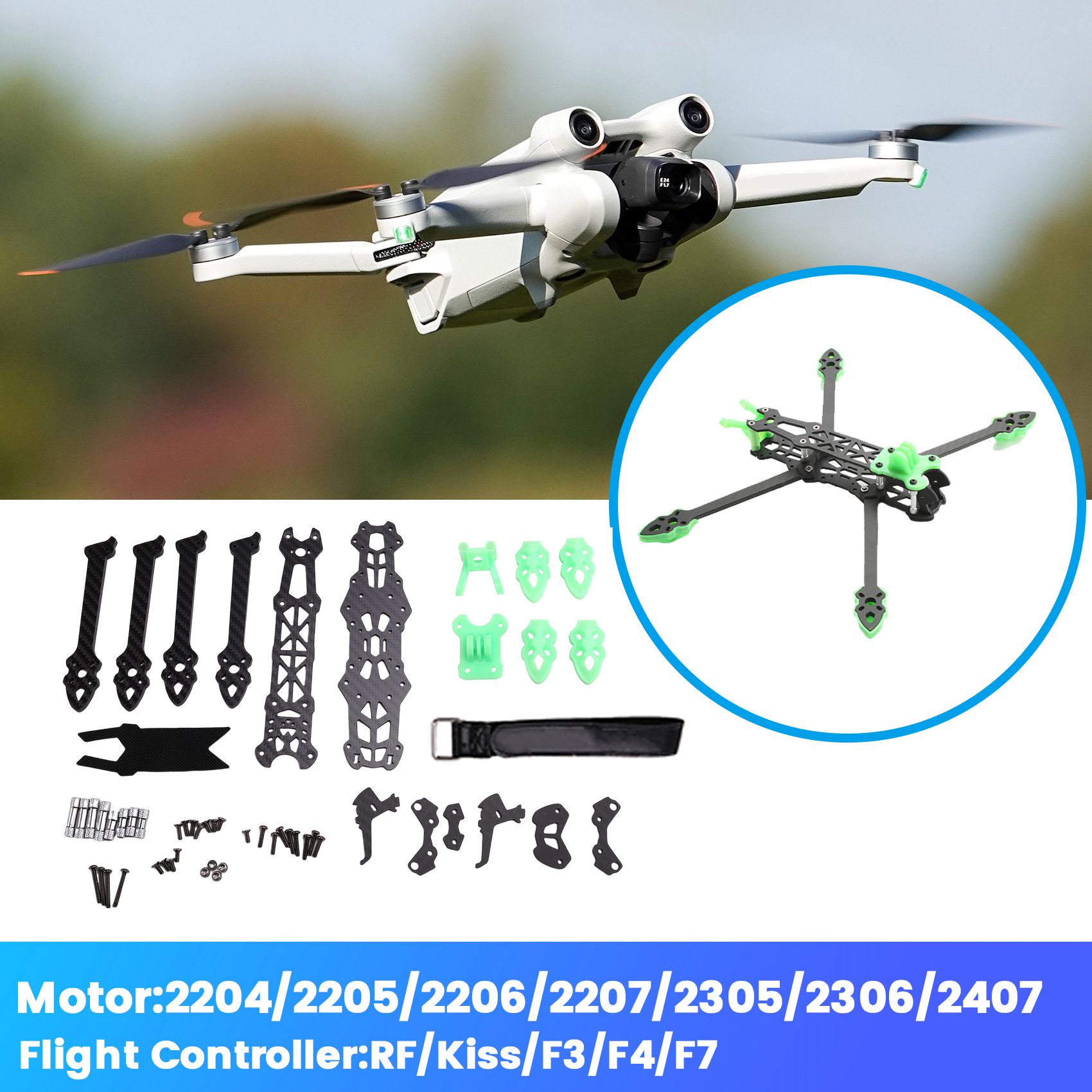 YSUN-MARK4-HD Mark 4 HD 5 pole - Drone Racing Frame avaliação e preço