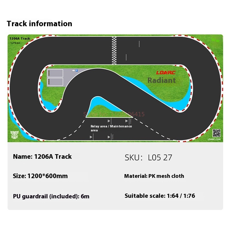Ldarc rc v64 1:76 240*120cm co - Drone Racing Gate avaliação e preço